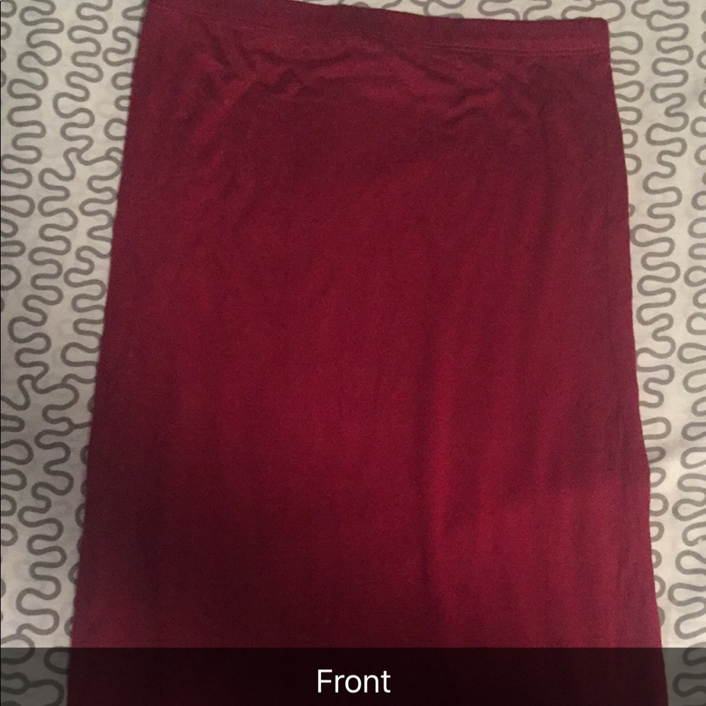 Pencil skirt burgundy and navy blue available